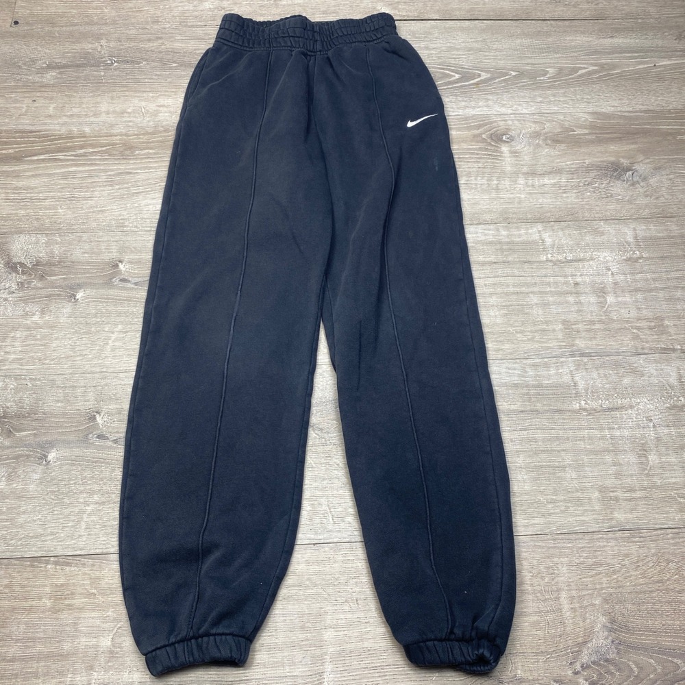 Nike Sweatpants Womens XS Black Fleece Pintuck Joggers‎ BV4089-010 Athletic